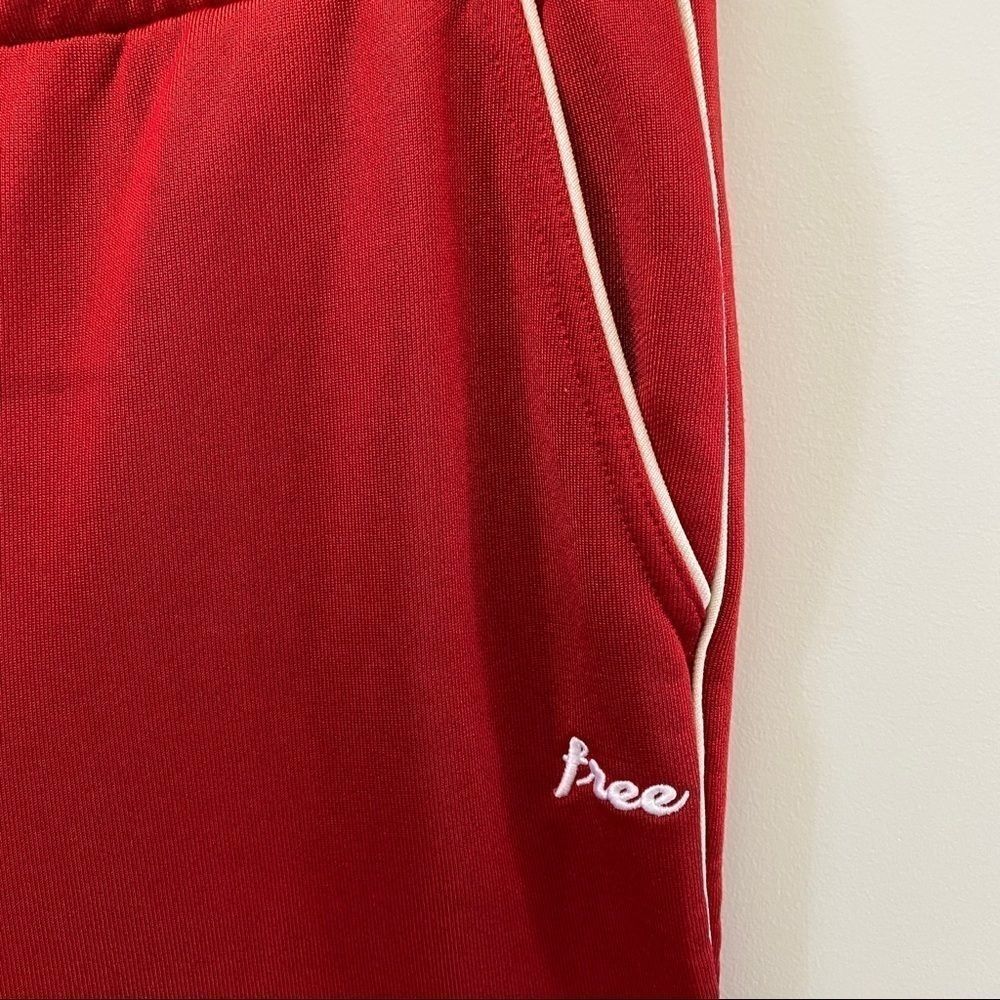 Aritzia Wilfred Free Shimada  Red Track Pants - Picture 5 of 11